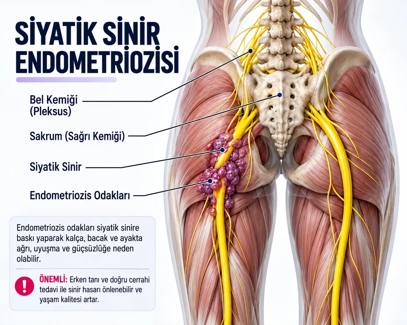 siyatik sinir endometriozis